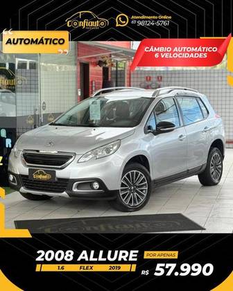 PEUGEOT 2008 1.6 16V FLEX ALLURE 4P AUTOMÁTICO